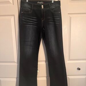 Angels Women's Dark Blue Straight Leg Jeans